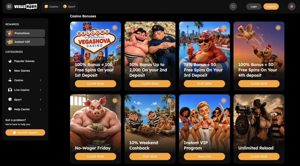 Bonuses at new slot sites UK
